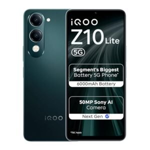 iQOO Z10 Lite 5G (Cyber Green 2026, 4GB RAM, 128GB Storage) | Dimensity 6300 5G Processor