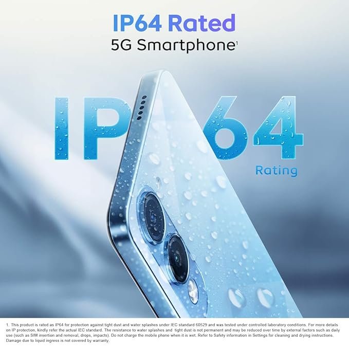 iQOO Z10 Lite 5G (Cyber Green 2026, 4GB RAM, 128GB Storage) | Dimensity 6300 5G Processor