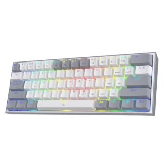 Redragon K617 Fizz 60% Wired RGB Gaming Keyboard, 61 Keys