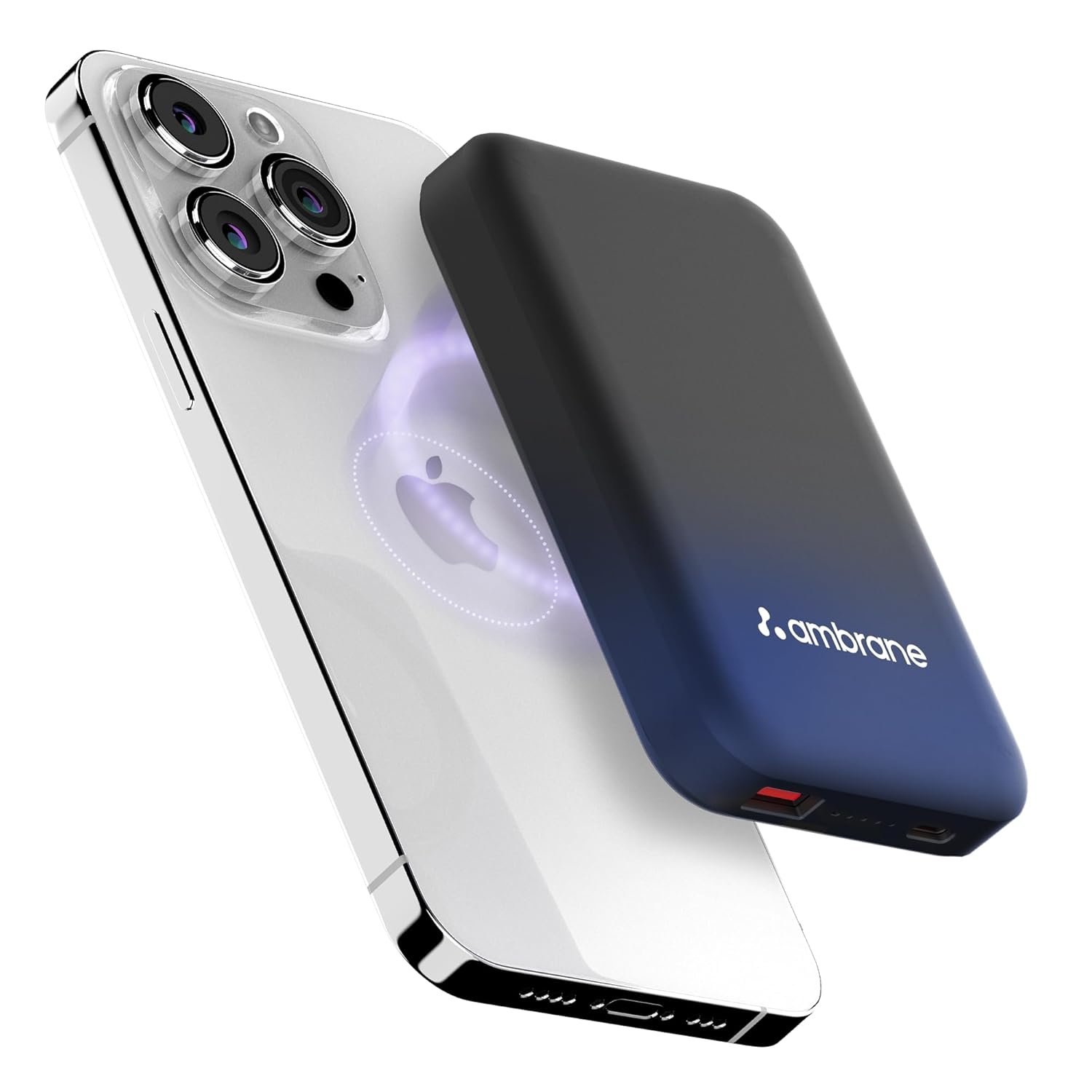 Ambrane Magsafe Wireless 10000Mah Fast Charging