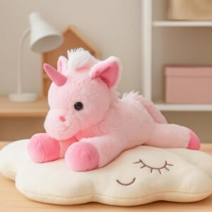 Mirada Pink Unicorn Soft Toy