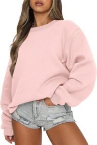 ANRABESS Sweatshirt for Women Oversized Crewneck